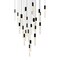 Cwi Lighting Greta Integrated LED Black Chandelier 1589P28-25-101 - alternate 3